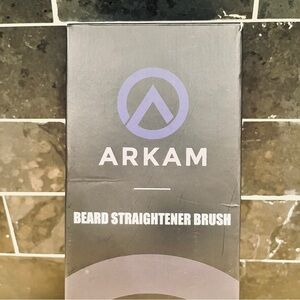 New New  Arkam Premium Beard Straightener For Men Cutting Edge Ionic Beard Comb